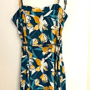 NWOT Roxy shoulder tie belted dress size xl xtra large